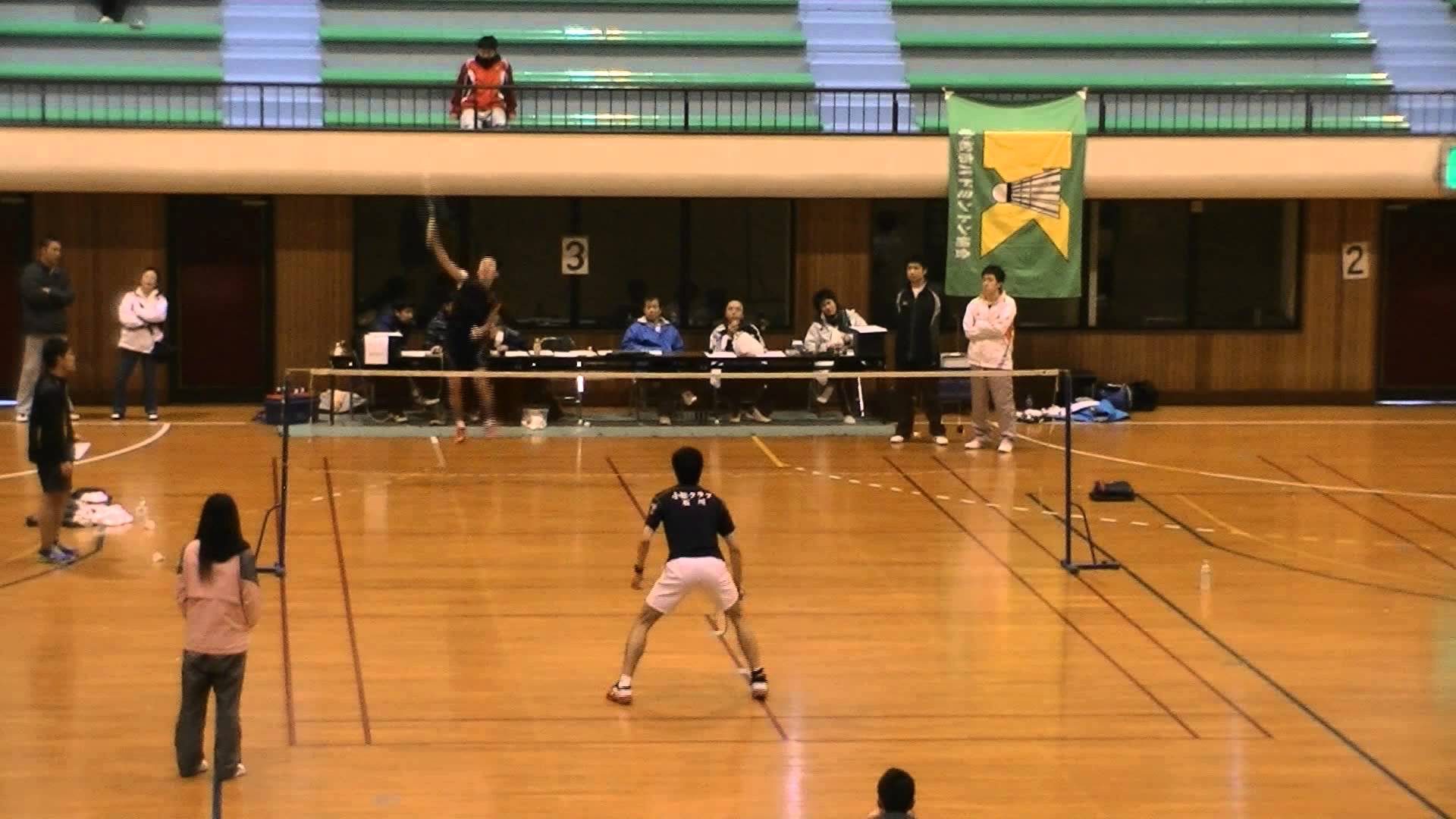 2014 小松市バドミントン選手権 一般男子シングルス決勝 ...